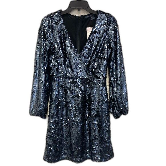 French Connection Wrap Mini Dress - Size 2 - NWT - Picture 3 of 10